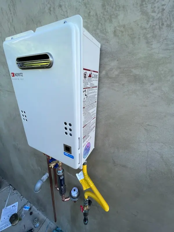 Tankless water heater installation for Cherry Ridge homes